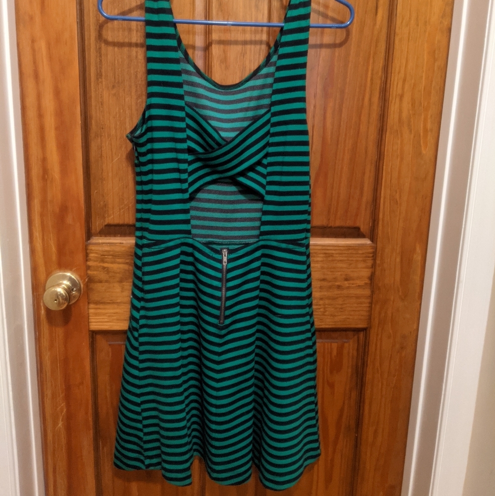 X-Back Skater Dress
